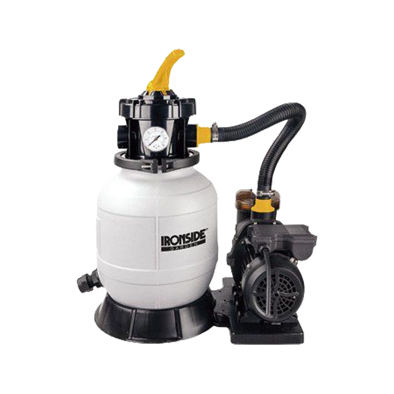 Depuradora para piscinas IRONSIDE 7000 com filtro de areia, ideal para manter a água limpa e cristalina em piscinas residenciais.