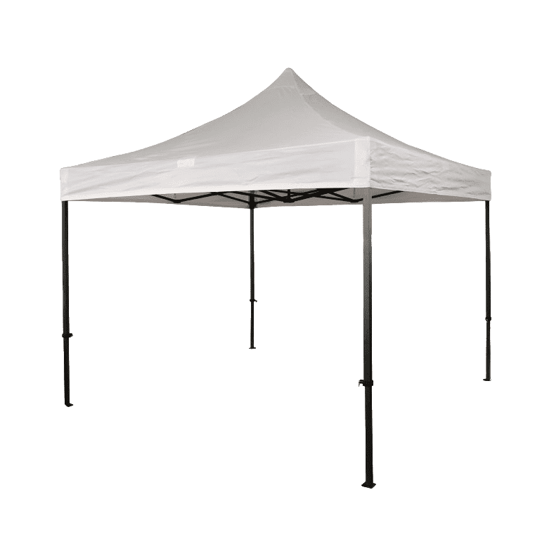 Tenda de jardim dobrável reforçada 3x3 m, ideal para proteção em eventos ao ar livre, feiras, festas e utilização em espaços exteriores.